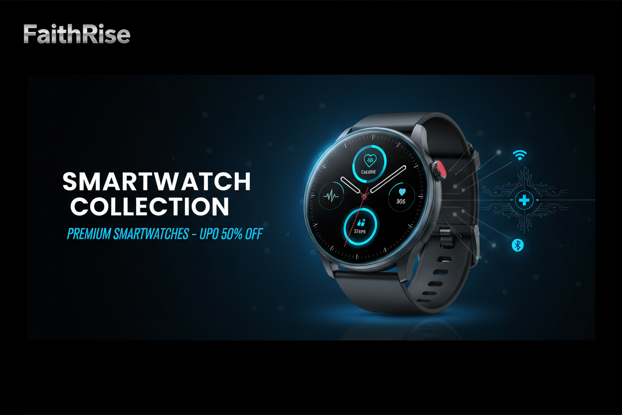 FaithRise Smartwatch Banner